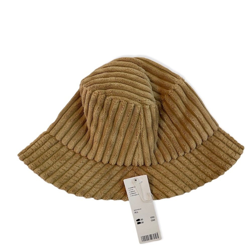 Corduroy bucket hat, new with tags